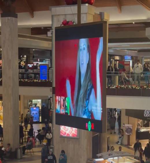 Billboard in the mall macys times suqare
